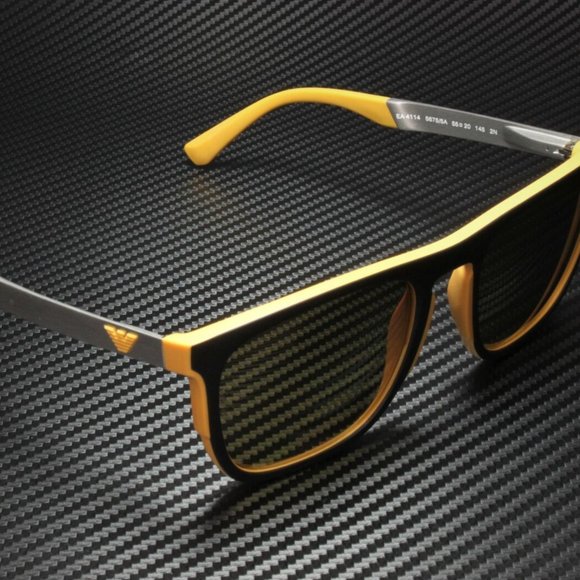 Emporio Armani Men's Matte Green Gold Sunglasses! - Picture 3 of 4